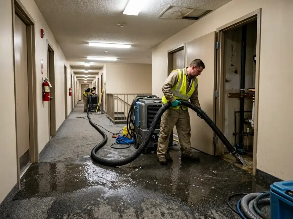 multi-unit-apartment-hallway-f-005 — frequently asked questions, Emergency Burst Pipe Water Extraction & Removal in Fort Ogl…